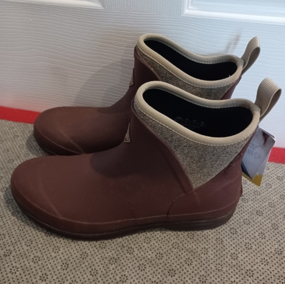 Muck Women's Originals Ankle, Rum Raisin/Tweed Herringbone sold out on website - Picture 7 of 16